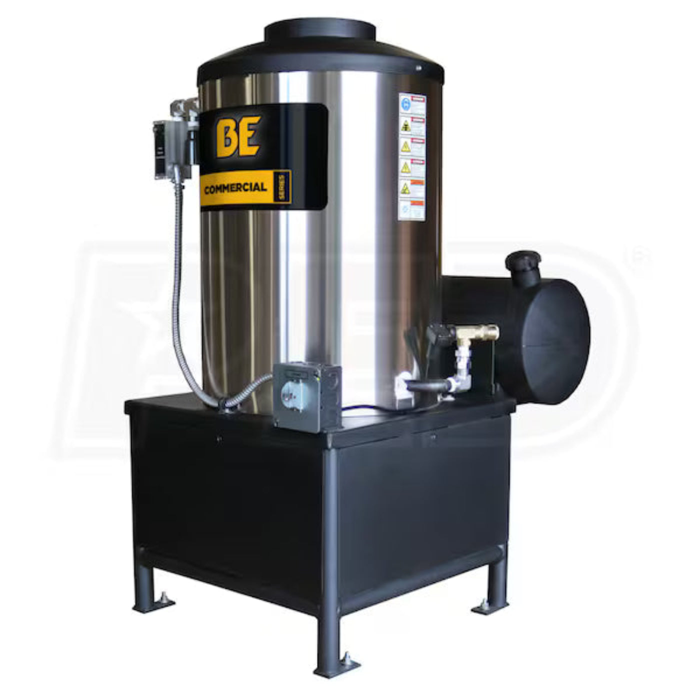 BE Power Equipment Fury Vertical Hot Box 12-Volt DC Electric Ignition / Diesel Fired (8-10 GPM / 5000 PSI) - 99012V